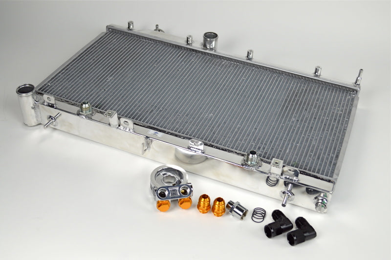 CSF 08-15 Subaru WRX/STI 2-Row Radiator w/Built-In Oil Cooler CSF 08-15 Subaru WRX/STI 2-Row Radiator w/Built-In Oil Cooler