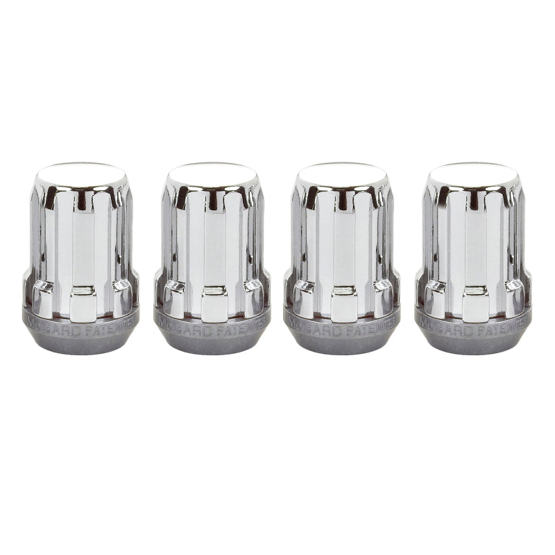 McGard SplineDrive Lug Nut (Cone Seat) M12X1.5 / 1.24in. Length (4-Pack) - Chrome (Req. Tool) McGard SplineDrive Lug Nut (Cone Seat) M12X1.5 / 1.24in. Length (4-Pack) - Chrome (Req. Tool)