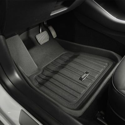 3D MAXpider 21-23 Polestar 2 Elitect 1st & 2nd Row Floormats - Black