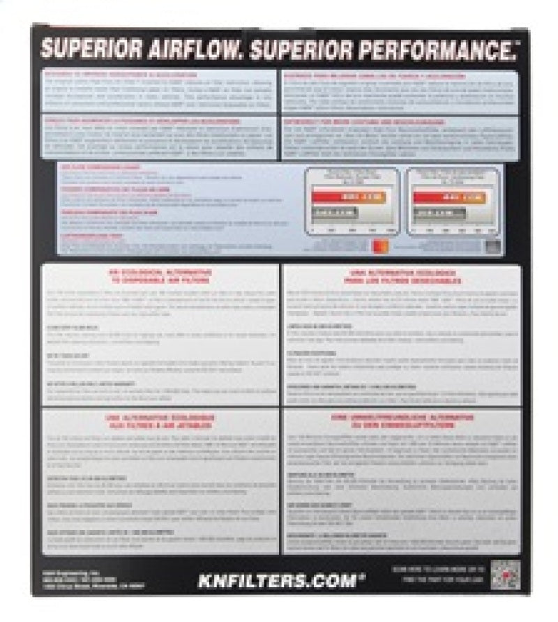 K&N Replacement Filter 11.438in O/S Length x 11.375in O/S Width x 1in H for 13 Nissan Altima 2.5L K&N Replacement Filter 11.438in O/S Length x 11.375in O/S Width x 1in H for 13 Nissan Altima 2.5L
