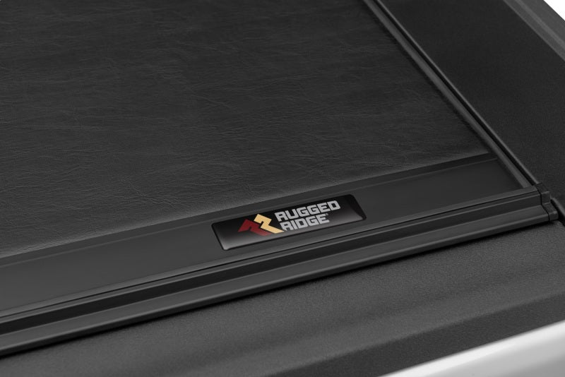 Rugged Ridge Armis Retractable Locking Bed Cover w/o Trail Rails 20-21 Jeep Gladiator JT Rugged Ridge Armis Retractable Locking Bed Cover w/o Trail Rails 20-21 Jeep Gladiator JT