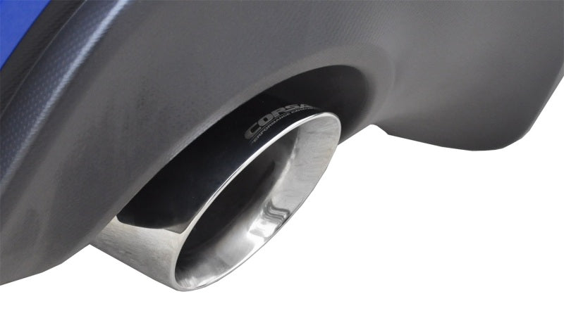 Corsa 2012-2025 Scion FRS / Subaru BRZ Polished Sport Cat-Back Exhaust Corsa 2012-2025 Scion FRS / Subaru BRZ Polished Sport Cat-Back Exhaust