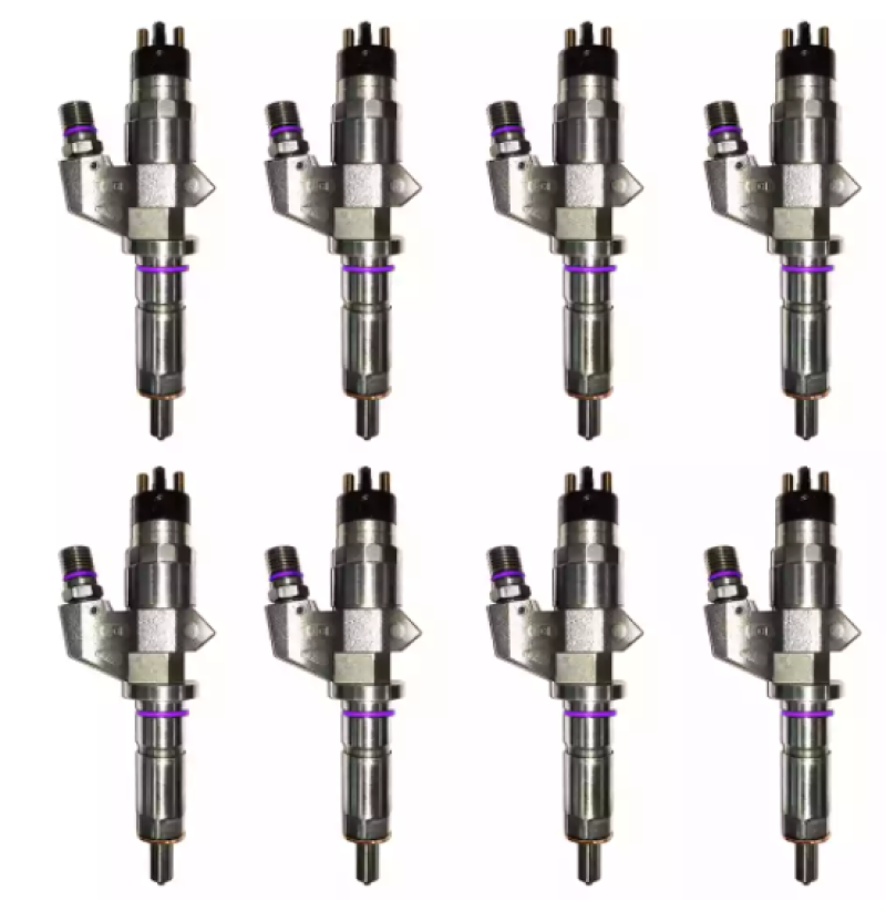 Exergy 01-04 Chevrolet Duramax 6.6L LB7 Reman 30% Over Injector - Set of 8 Exergy 01-04 Chevrolet Duramax 6.6L LB7 Reman 30% Over Injector - Set of 8