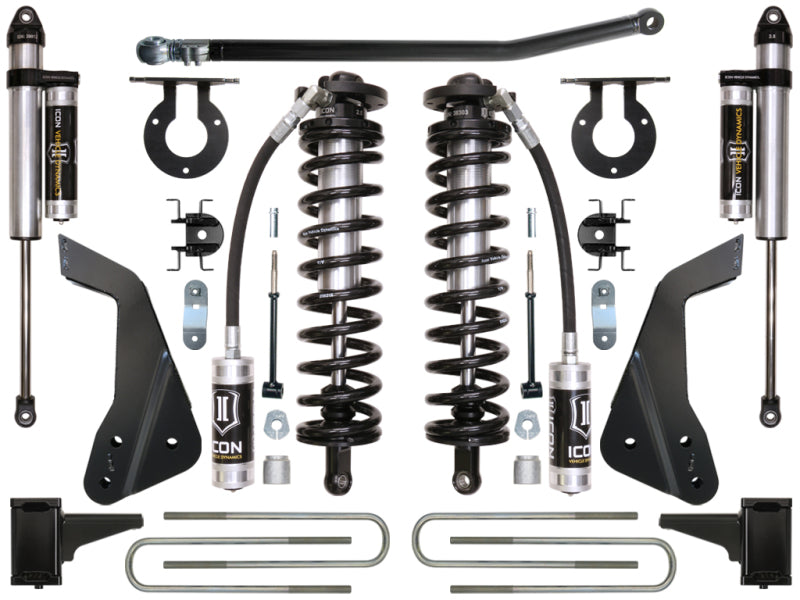 ICON 05-07 Ford F-250/F-350 4-5.5in Stage 3 Coilover Conversion System ICON 05-07 Ford F-250/F-350 4-5.5in Stage 3 Coilover Conversion System