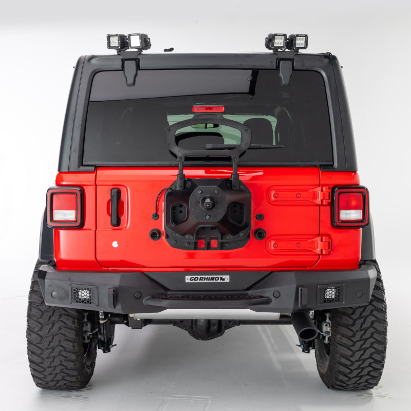 Go Rhino 18-20 Jeep Wrangler JL/JLU Light Mount - One or Two 3in Cubes Go Rhino 18-20 Jeep Wrangler JL/JLU Light Mount - One or Two 3in Cubes