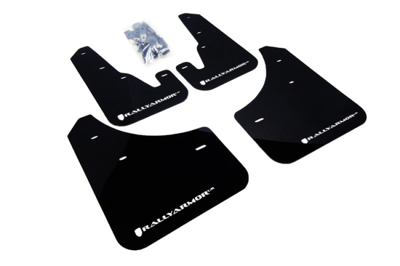Rally Armor 04-09 Mazda3/Speed3 Black UR Mud Flap w/ White Logo Rally Armor 04-09 Mazda3/Speed3 Black UR Mud Flap w/ White Logo
