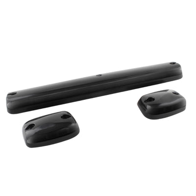 xTune Chevy Silverado 07-13 Amber LED Cab Roof Lights Smoke ACC-LED-CS07-CR-SM