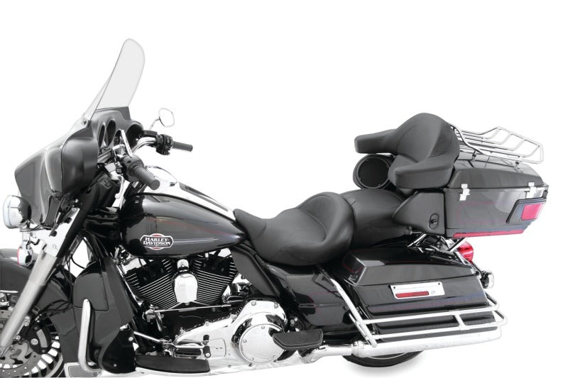 Mustang 08-21 Harley Electra Glide, Rd Glide, Rd King, Str Glide Super Touring 1PC Seat - Black Mustang 08-21 Harley Electra Glide, Rd Glide, Rd King, Str Glide Super Touring 1PC Seat - Black