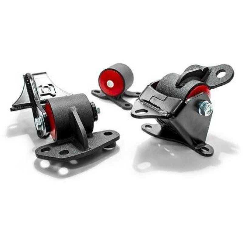 Innovative 96-00 Civic D-Series Black Steel Mounts 60A Bushings (CVT to Manual) Innovative 96-00 Civic D-Series Black Steel Mounts 60A Bushings (CVT to Manual)