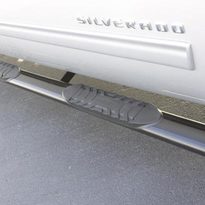 Lund 15-18 Ford F-150 SuperCab 5in. Oval Straight SS Nerf Bars - Polished