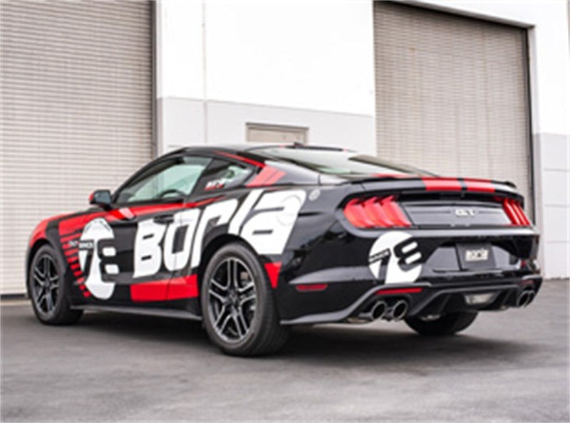 Borla 2018 Ford Mustang GT 5.0L AT/MT 2.5in S-Type Exhaust w/o Valves (Rear Section Only) Borla 2018 Ford Mustang GT 5.0L AT/MT 2.5in S-Type Exhaust w/o Valves (Rear Section Only)