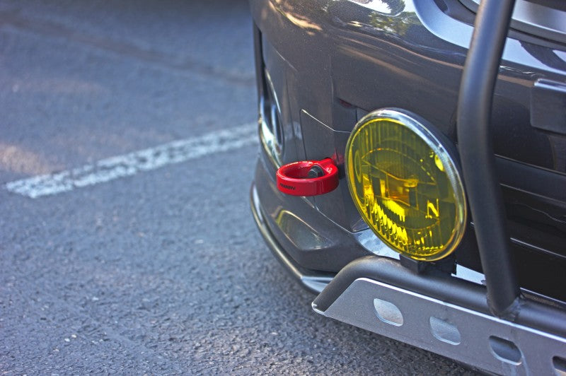 Perrin 08-14 Subaru WRX/STI Tow Hook Kit (Front) - Red Perrin 08-14 Subaru WRX/STI Tow Hook Kit (Front) - Red