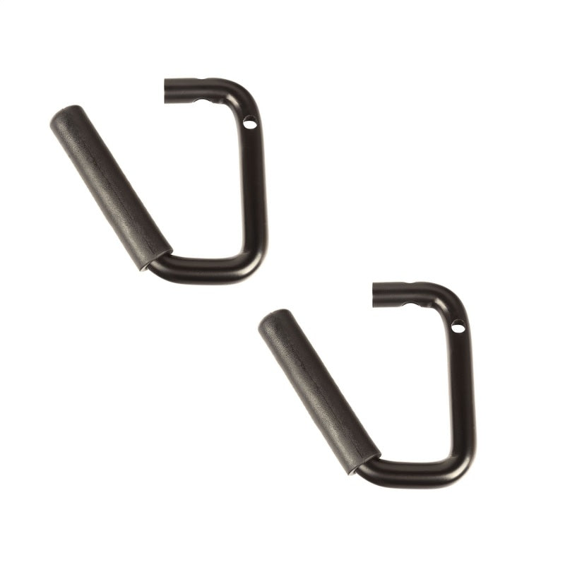 Rugged Ridge Steel Grab Handles Front Pair Black 07-18 Jeep Wrangler JK/JKU Rugged Ridge Steel Grab Handles Front Pair Black 07-18 Jeep Wrangler JK/JKU
