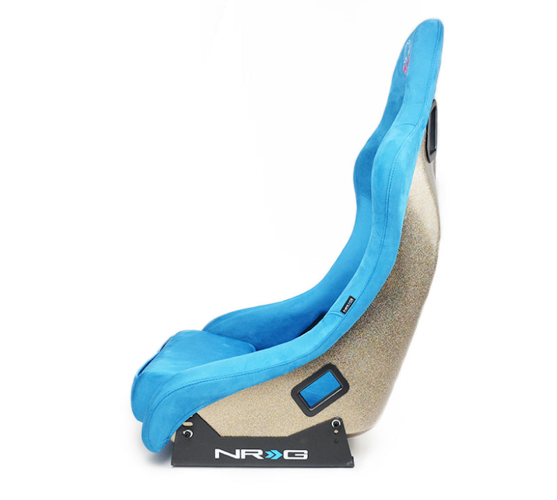NRG FRP Bucket Seat ULTRA Edition - Medium (Blue Alcantara/Pearlized Back) NRG FRP Bucket Seat ULTRA Edition - Medium (Blue Alcantara/Pearlized Back)