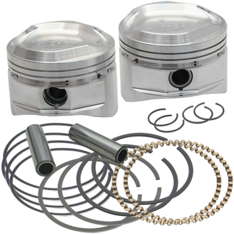 S&S Cycle 84-99 BT HSF 3-5/8in Piston Set - .020in S&S Cycle 84-99 BT HSF 3-5/8in Piston Set - .020in