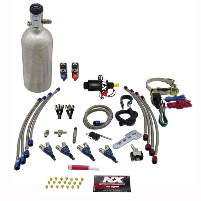 Nitrous Express 4 Cyl Piranha Nitrous Kit (For EFI Applications) w/1.4lb Bottle Nitrous Express 4 Cyl Piranha Nitrous Kit (For EFI Applications) w/1.4lb Bottle