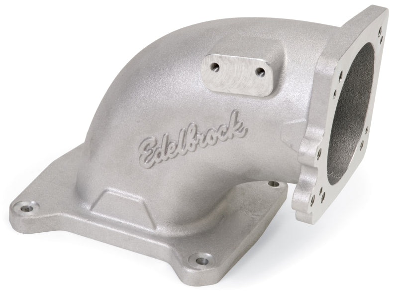 Edelbrock EFI Intake Elbow Universal 100 Deg 120mm T B to 4500 Dominator Flange Edelbrock EFI Intake Elbow Universal 100 Deg 120mm T B to 4500 Dominator Flange