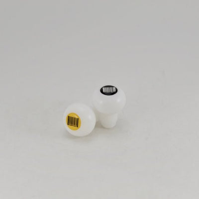 Kartboy Subaru Knuckleball Shift Knob - 5-Speed - White Delrin