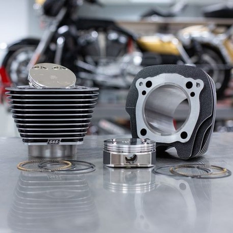 S&S Cycle 2017+ M8 4.2520in Bore x 4.5in Stroke 117 to 128 Big Bore Kit S&S Cycle 2017+ M8 4.2520in Bore x 4.5in Stroke 117 to 128 Big Bore Kit