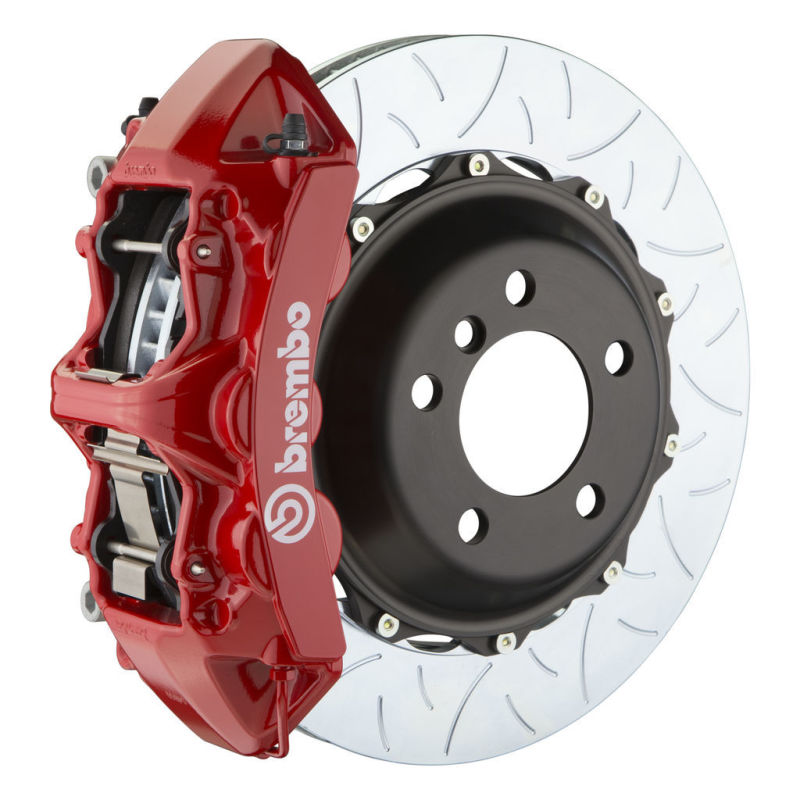 Brembo 05-14 Mustang GT Excl non-ABS Equipped Fr GT BBK 6Pist Cast 380x32 2pc Rtr Slot Type3-Red Brembo 05-14 Mustang GT Excl non-ABS Equipped Fr GT BBK 6Pist Cast 380x32 2pc Rtr Slot Type3-Red