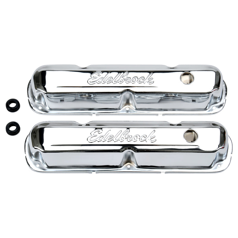 Edelbrock Valve Cover Signature Series Chrysler 1965-1991 318-340-360 CI V8 Chrome Edelbrock Valve Cover Signature Series Chrysler 1965-1991 318-340-360 CI V8 Chrome