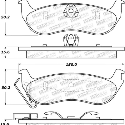 StopTech Street Select Brake Pads