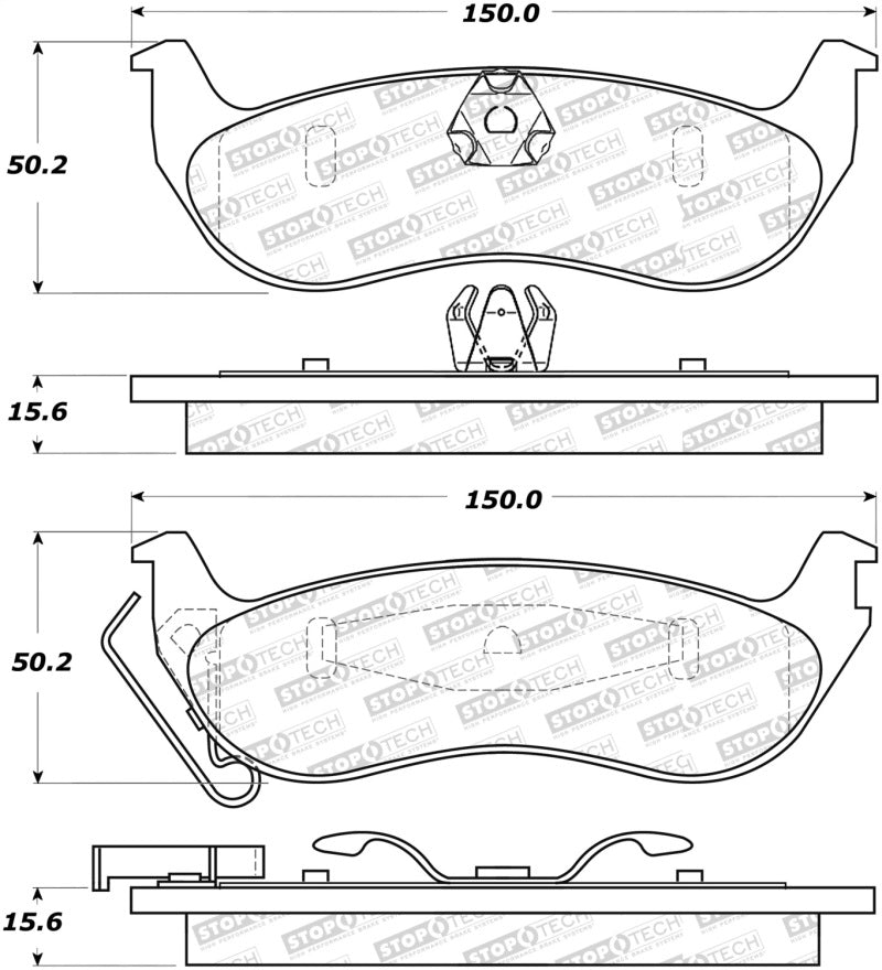 StopTech Street Select Brake Pads StopTech Street Select Brake Pads