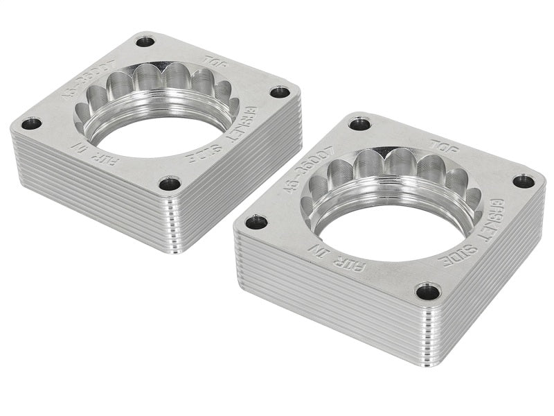 aFe Silver Bullet Throttle Body Spacer 09-18 Nissan 370Z V6-3.7L (VQ37VHR) aFe Silver Bullet Throttle Body Spacer 09-18 Nissan 370Z V6-3.7L (VQ37VHR)