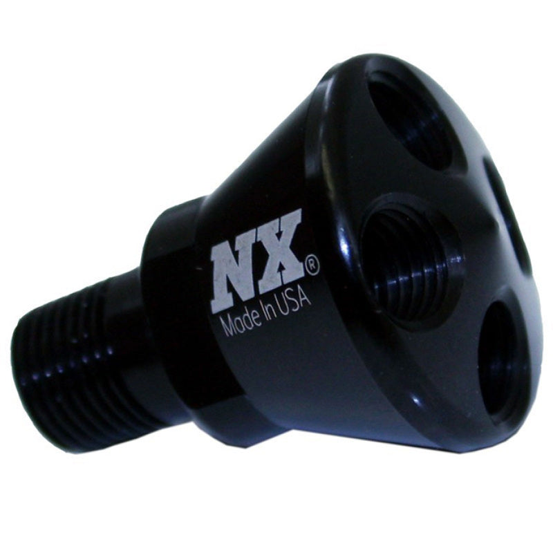 Nitrous Express 4 Port Micro Showerhead Distribution Block - Black Nitrous Express 4 Port Micro Showerhead Distribution Block - Black