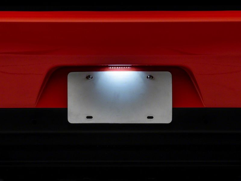 Raxiom 15-23 Dodge Challenger Axial Series LED License Plate Lamps Raxiom 15-23 Dodge Challenger Axial Series LED License Plate Lamps