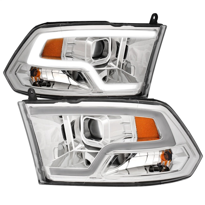 ANZO 09-18 Dodge Ram 1500 Plank Style Projector Headlights Chrome w/ Halo ANZO 09-18 Dodge Ram 1500 Plank Style Projector Headlights Chrome w/ Halo