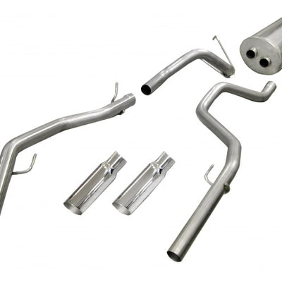 Corsa 2009-2019 -14 Dodge Ram Quad Cab/Short Bed 1500 4.7L V8 Polished Sport Cat-Back Exhaust