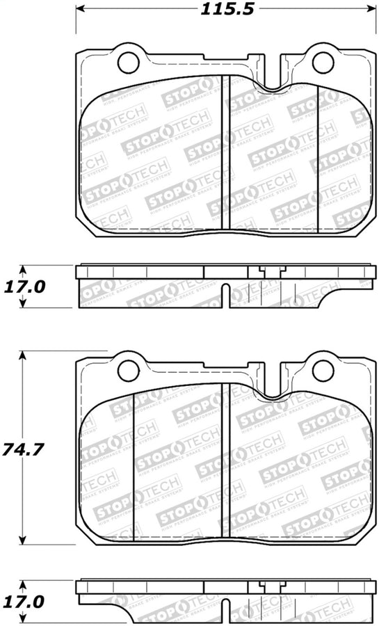 StopTech Street Brake Pads StopTech Street Brake Pads