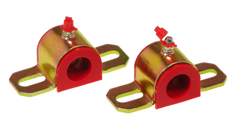 Prothane Universal Greasable Sway Bar Bushings - 21MM - Type A Bracket - Red Prothane Universal Greasable Sway Bar Bushings - 21MM - Type A Bracket - Red