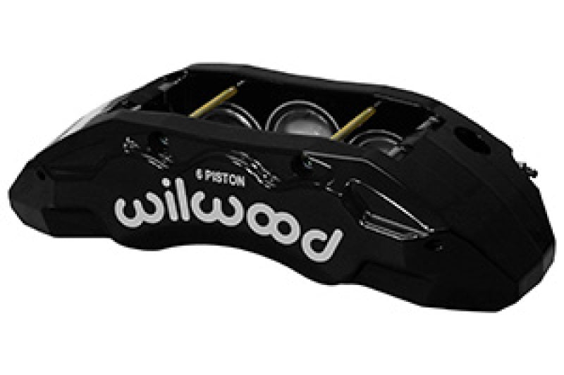 Wilwood Caliper-TX6R- R/H - Black 1.62/1.38/1.38in Pistons 1.38in Disc Wilwood Caliper-TX6R- R/H - Black 1.62/1.38/1.38in Pistons 1.38in Disc