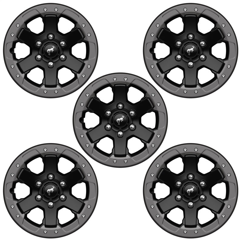 Ford Racing 21-23 Bronco 17inx8in Badlands Bead Lock Capable Wheel Kit Ford Racing 21-23 Bronco 17inx8in Badlands Bead Lock Capable Wheel Kit