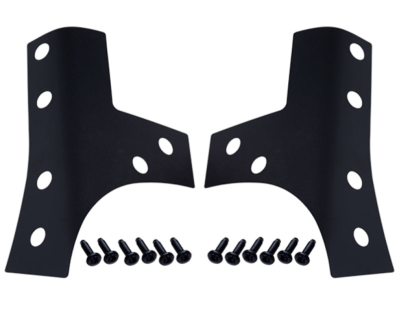 Kentrol 07-18 Jeep Wrangler JK Windshield Support Overlays Pair - Textured Black Kentrol 07-18 Jeep Wrangler JK Windshield Support Overlays Pair - Textured Black