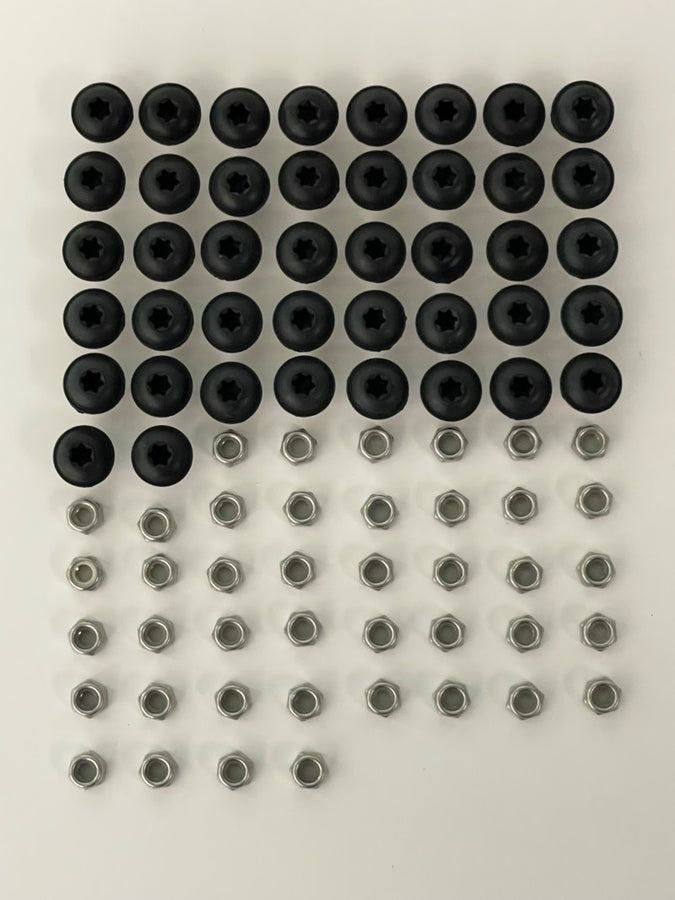 EGR Black Stainless Steel Powdercoated Bolt Kit EGR Black Stainless Steel Powdercoated Bolt Kit