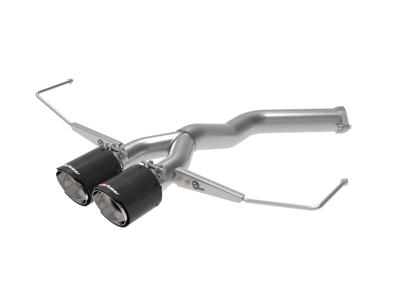 aFe Takeda 3in-2.5in 304 SS Axle-Back Exhaust w/ Carbon Tip 19-20 Hyundai Veloster I4-1.6L(t) aFe Takeda 3in-2.5in 304 SS Axle-Back Exhaust w/ Carbon Tip 19-20 Hyundai Veloster I4-1.6L(t)