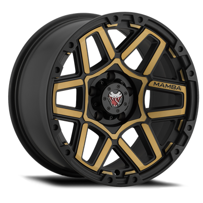 Mamba M23 20x9 6x139.7 ET12 Matte Black w/ Bronze Face