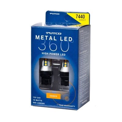 Putco 7440 - Amber Metal 360 LED