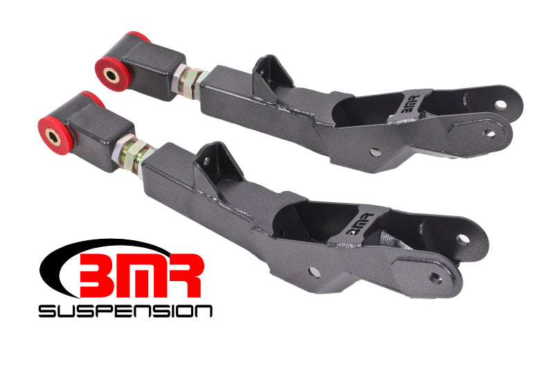 BMR 10-15 5th Gen Camaro Rear Lower Control Arms On-Car Adj. (Polyurethane) - Black Hammertone BMR 10-15 5th Gen Camaro Rear Lower Control Arms On-Car Adj. (Polyurethane) - Black Hammertone