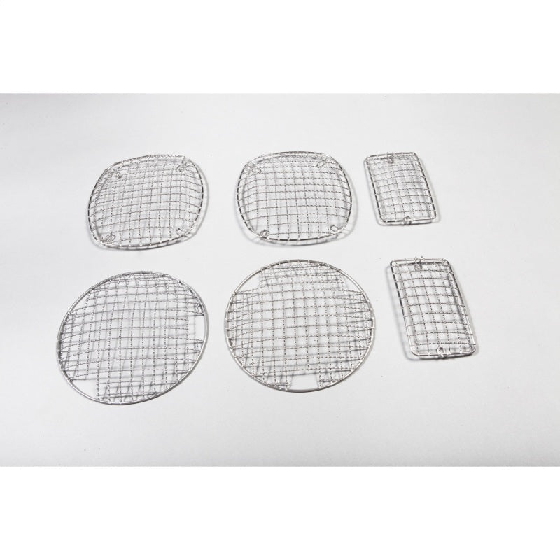 Rugged Ridge 97-06 Jeep Wrangler TJ Stainless Steel Stone Guard Set Rugged Ridge 97-06 Jeep Wrangler TJ Stainless Steel Stone Guard Set