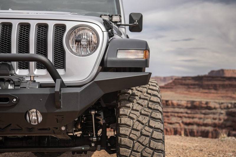 Rugged Ridge HD Bumper Full Width Front 07-18 Jeep Wrangler JK 18-20 Jeep Wrangler JL 2020 JT Rugged Ridge HD Bumper Full Width Front 07-18 Jeep Wrangler JK 18-20 Jeep Wrangler JL 2020 JT