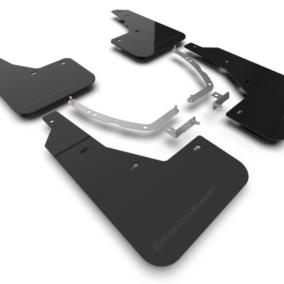 Rally Armor 22-24 Hyundai Ioniq 5 Black Mud Flap w/Metallic Black Logo