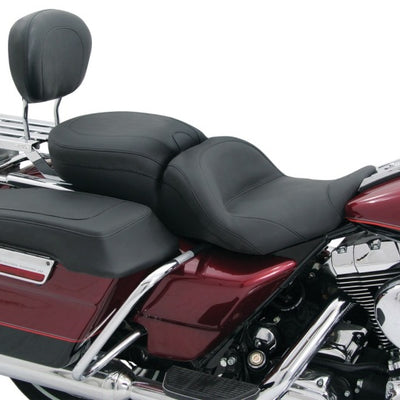 Mustang 97-21 Harley Touring Sissy Bar Pad (12 inch x 9 inch) - Black