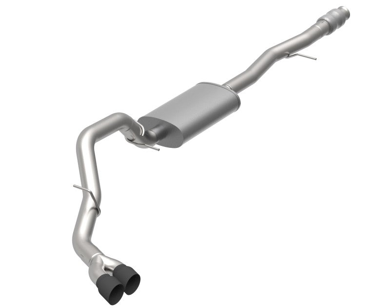 Kooks 2019+ GM 1500 Series Truck 6.2L CC w/ Short Box OEM x 3-1/2in SS Catback Exhaust w/Black Tips Kooks 2019+ GM 1500 Series Truck 6.2L CC w/ Short Box OEM x 3-1/2in SS Catback Exhaust w/Black Tips