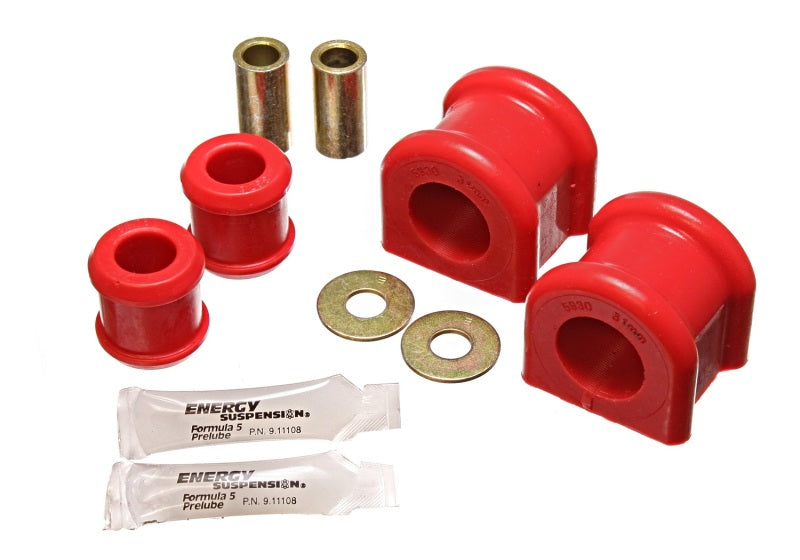 Energy Suspension 07-11 Jeep Wrangler JK Red Front 31mm Sway Bar and Endlink Bushing Set Energy Suspension 07-11 Jeep Wrangler JK Red Front 31mm Sway Bar and Endlink Bushing Set