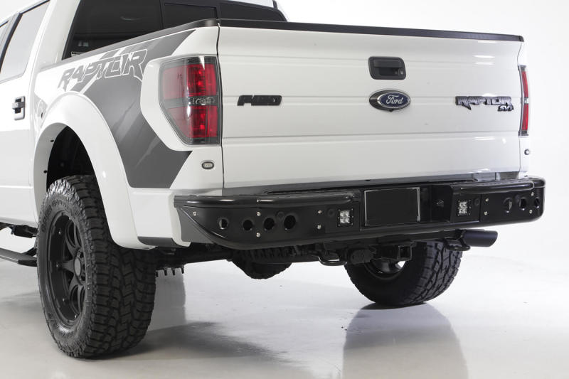 Addictive Desert Designs 10-14 Ford F-150 Raptor Venom Rear Bumper w/ Backup Sensor Cutouts Addictive Desert Designs 10-14 Ford F-150 Raptor Venom Rear Bumper w/ Backup Sensor Cutouts