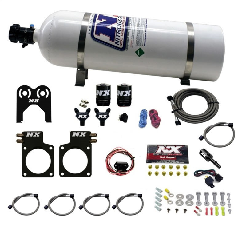 Nitrous Express Nissan GT-R Nitrous Plate Kit (35-300HP) w/15lb Bottle Nitrous Express Nissan GT-R Nitrous Plate Kit (35-300HP) w/15lb Bottle